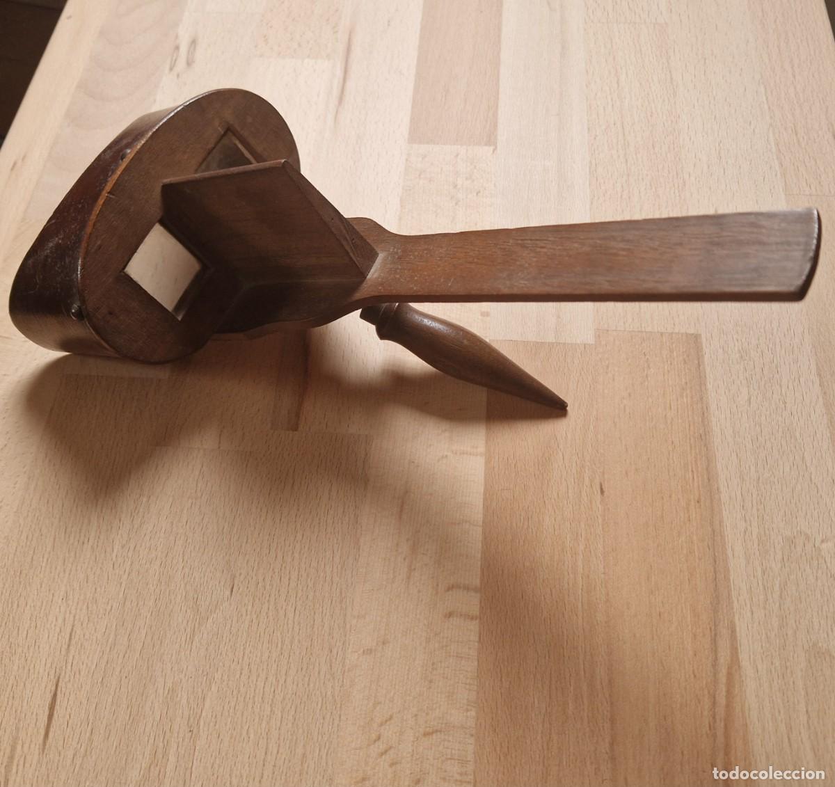 C&aacute;mara de fotos: Visor estereosc&oacute;pico de madera. Almacenes el SIGLO. Barcelona