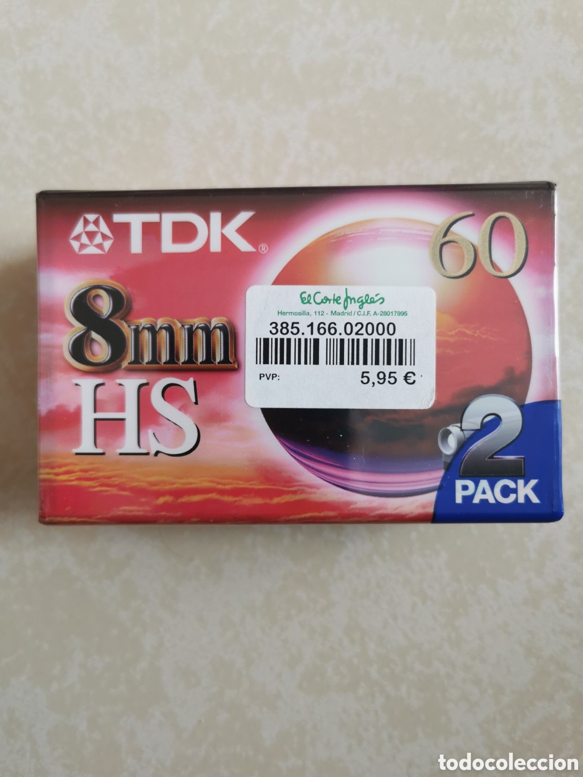 C&aacute;mara de fotos: Tdk 8mm HS 60 2pack videocassette - Foto 1
