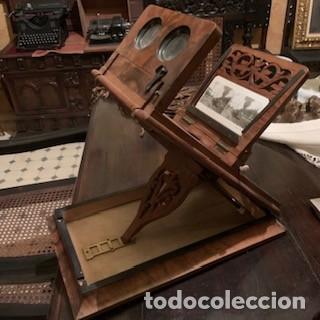 C&aacute;mara de fotos: VISOR ESTEREOSCOPIO DE GRAFOSCOPIO Antiguo - Foto 1