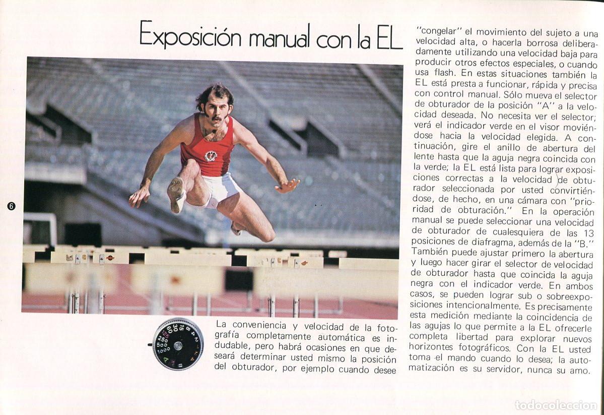 C&aacute;mara de fotos: CAT&Aacute;LOGO NIKON NIKKORMAT EL - Foto 2
