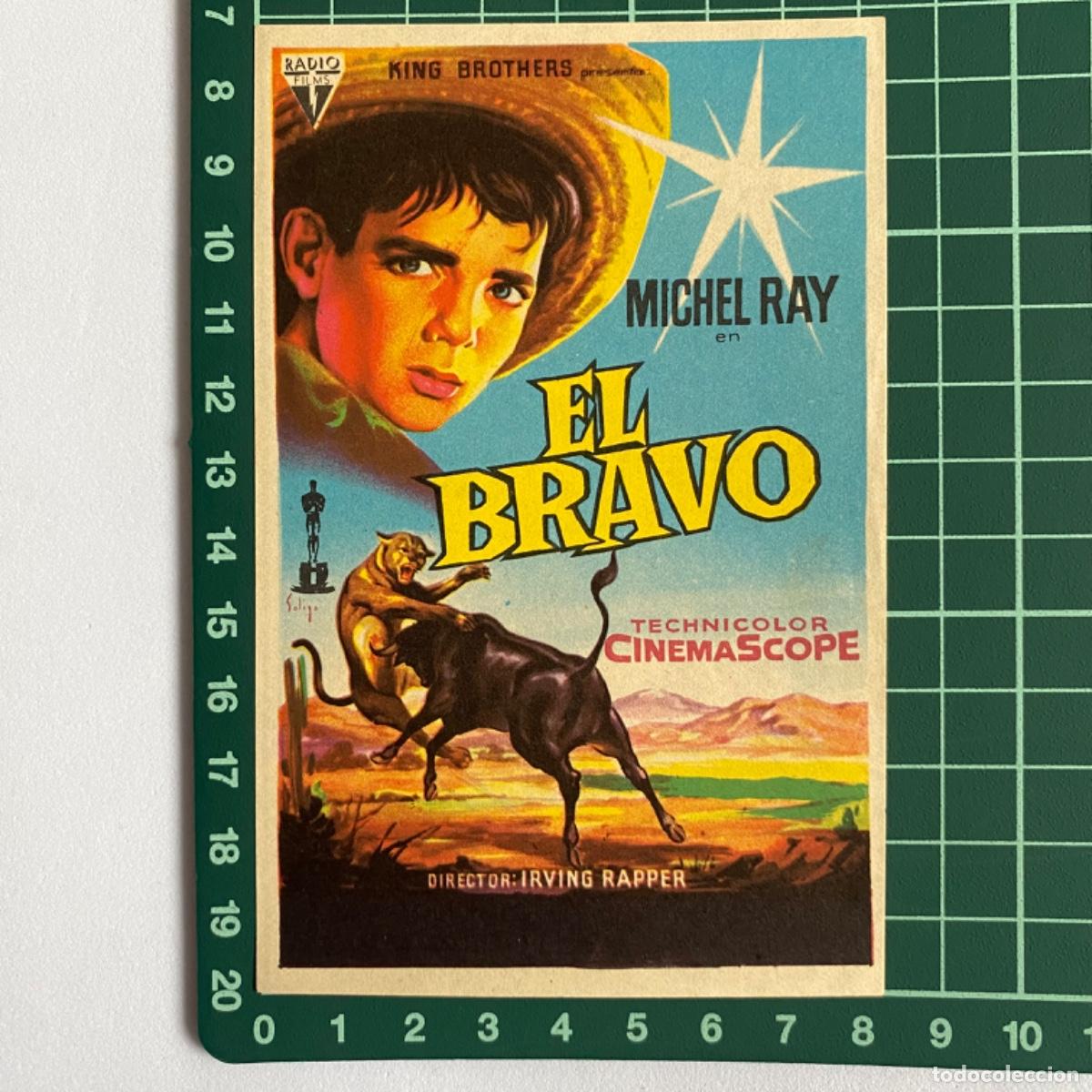 C&aacute;mara de fotos: folleto de mano programa de cine pelicula El bravo - Foto 1