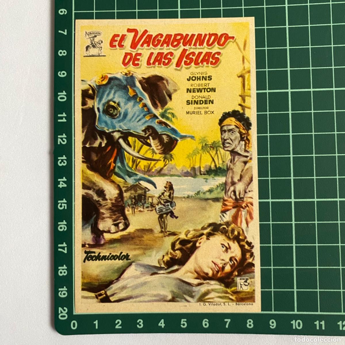 C&aacute;mara de fotos: folleto de mano programa de cine pelicula el vagabundo de las islas - Foto 1