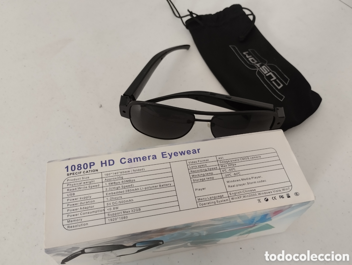C&aacute;mara de fotos: GAFAS DE SOL CON C&Aacute;MARA DE VIGILANCIA - Foto 5