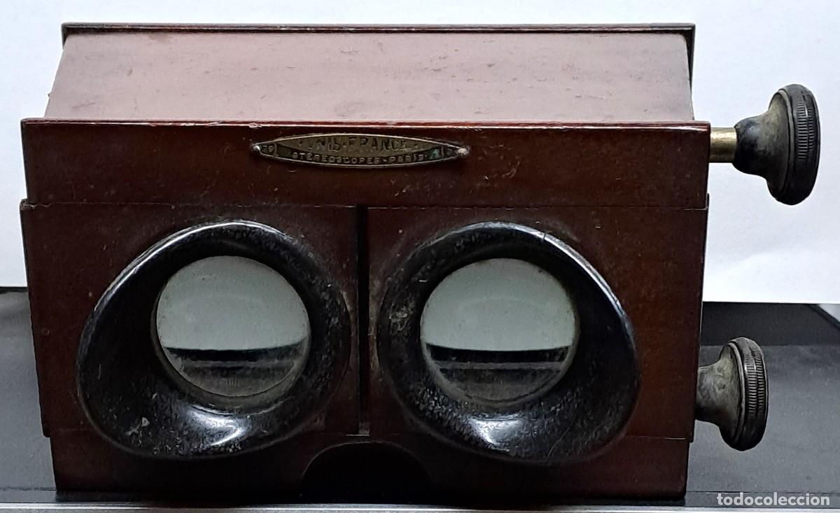 Fotocamere: VISOR DE MADERA ESTEREOSCOPICO FRANCE DE FINALES DEL SIGLO XVIII PRINCIPIO DEL XIX. VISORESTER-01R
