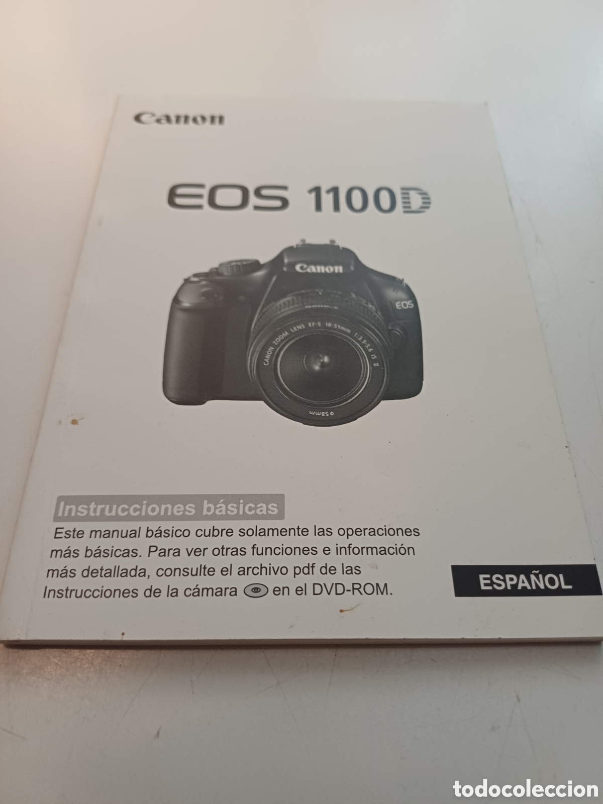 C&aacute;mara de fotos: Manual de instrucciones Canon Eos 1100 D - Foto 1