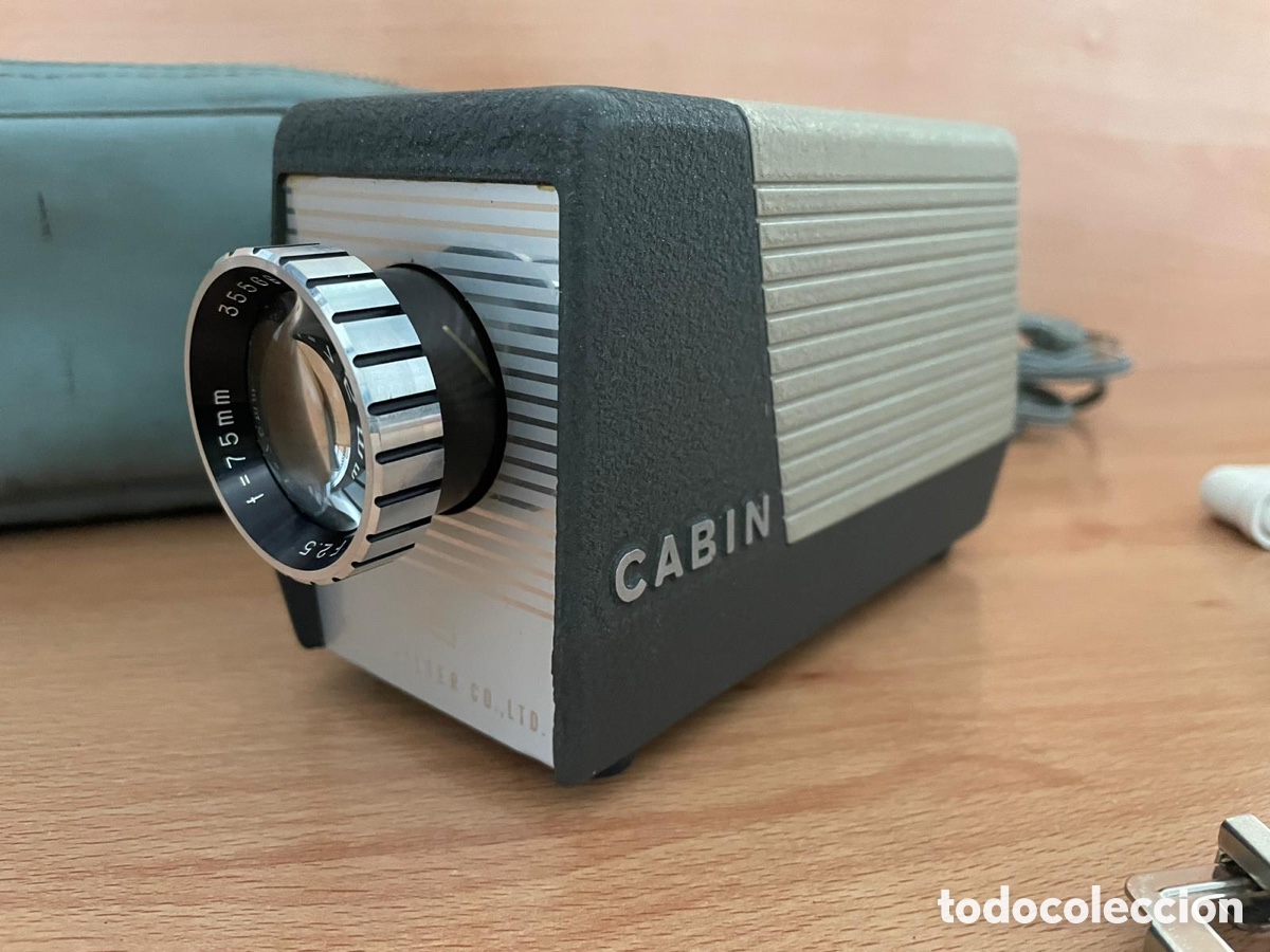 C&aacute;mara de fotos: Proyector de diapositivas antiguos marca cabin - Foto 2