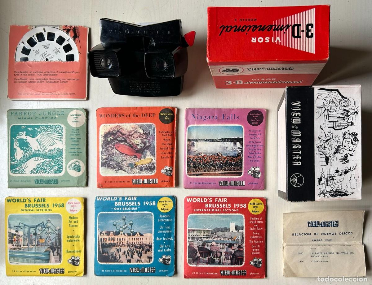 C&aacute;mara de fotos: VIEW-MASTER Visor 3-Dimensional Modelo E + 21 discos - Foto 1