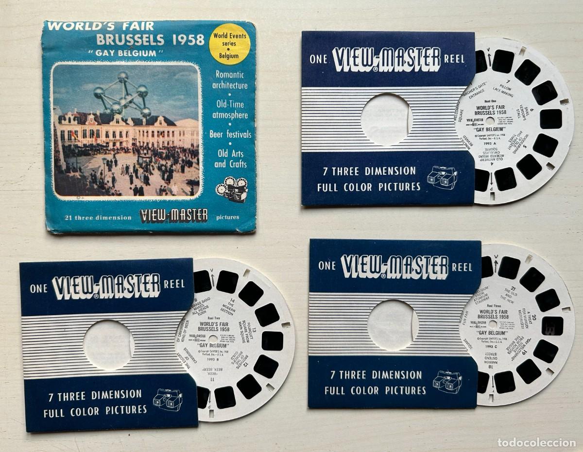 C&aacute;mara de fotos: VIEW-MASTER Visor 3-Dimensional Modelo E + 21 discos - Foto 15
