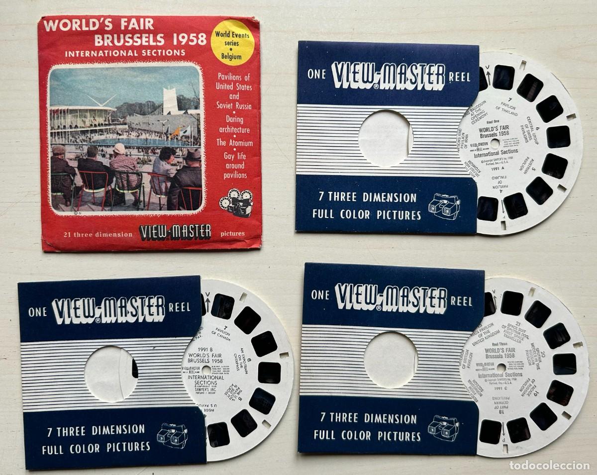 C&aacute;mara de fotos: VIEW-MASTER Visor 3-Dimensional Modelo E + 21 discos - Foto 17