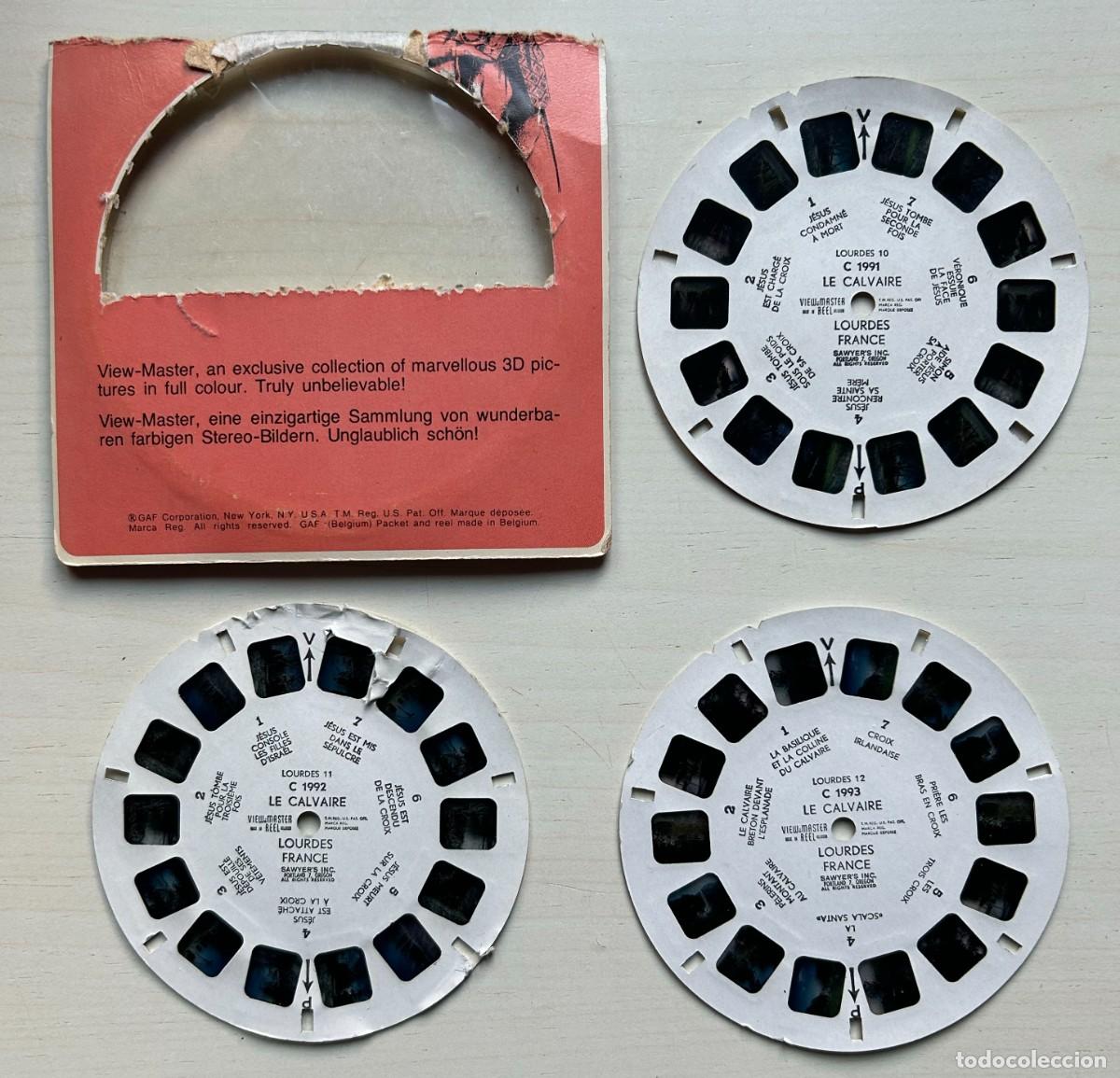 C&aacute;mara de fotos: VIEW-MASTER Visor 3-Dimensional Modelo E + 21 discos - Foto 18