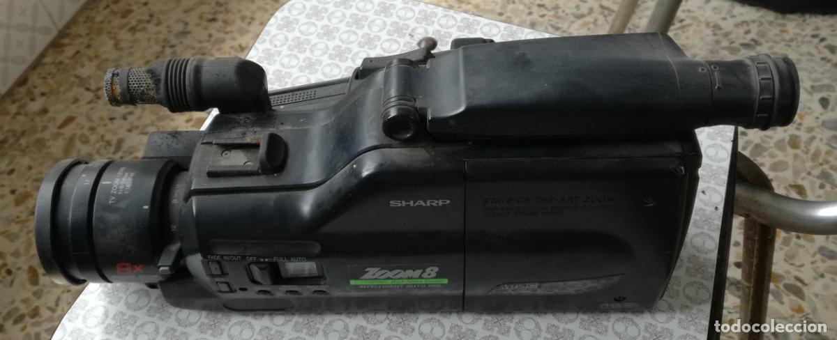 Fotokamera: Camara de video antigua Sharp Zoom 8 con cargador - Sin probar
