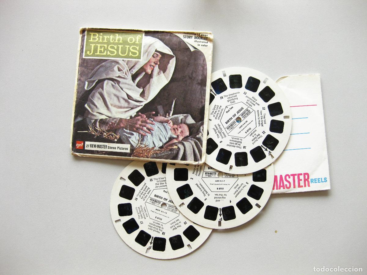 C&acirc;maras de fotos: VISTAS DEL VISOR ESTEREOSC&Oacute;PICO VIEW-MASTER. BRITISH OF JESUS. 21 STEREO PICTURES. B875