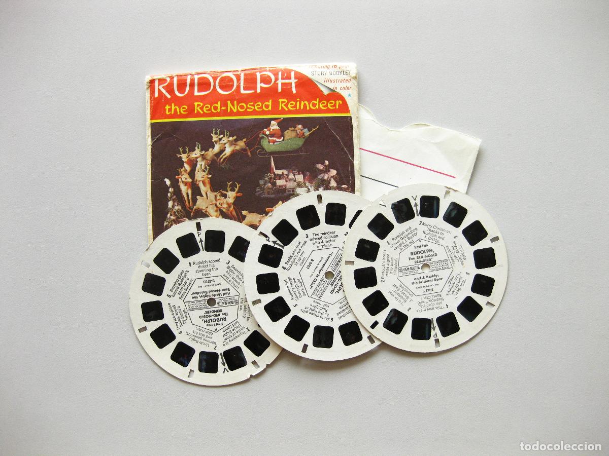 C&acirc;maras de fotos: VISTAS DEL VISOR ESTEREOSC&Oacute;PICO VIEW-MASTER. RUDOLPH. 21 STEREO PICTURES. B870
