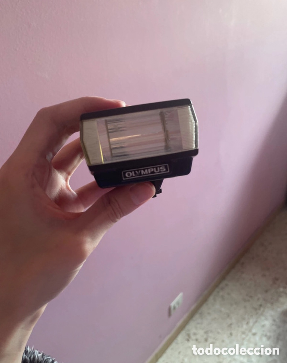 C&aacute;mara de fotos: C&aacute;mara anal&oacute;gica olympus con sus accesorios - Foto 7