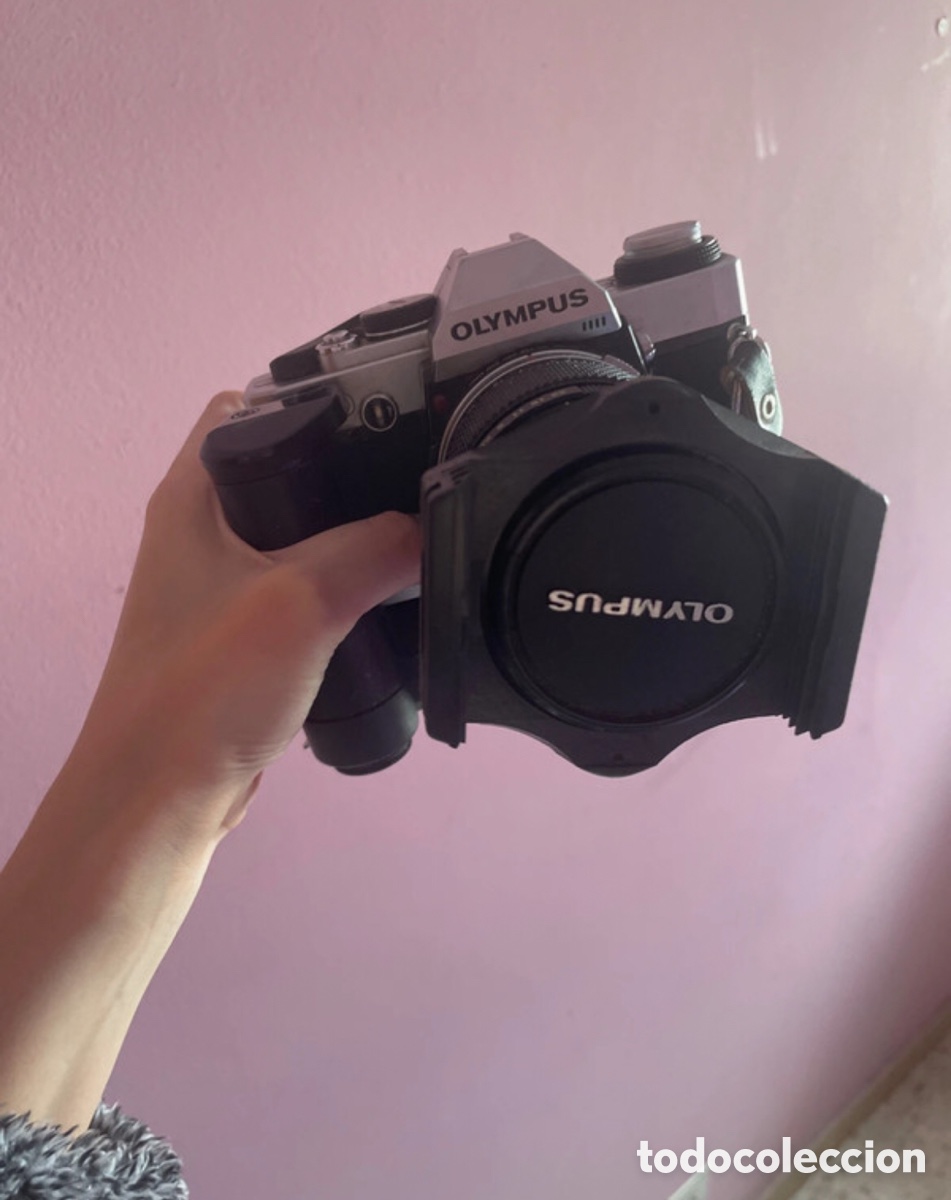 C&aacute;mara de fotos: C&aacute;mara anal&oacute;gica olympus con sus accesorios - Foto 8