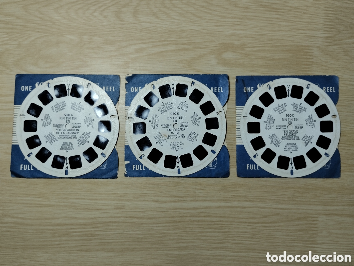 C&aacute;mara de fotos: View Master 930 A-B-C Rin Tin Tin Espa&ntilde;ol 1955 - Foto 3
