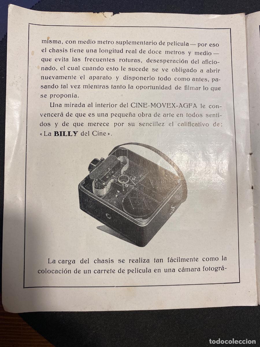 C&aacute;mara de fotos: CATALOGO CINE MOVEX AGFA . 16 mm aprox 1920 - Foto 4