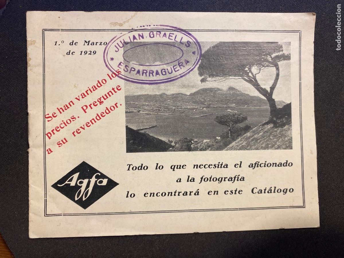 C&aacute;mara de fotos: CATALOGO TARIFA PRECIOS AGFA . 1 de marzo 1929 - Foto 1
