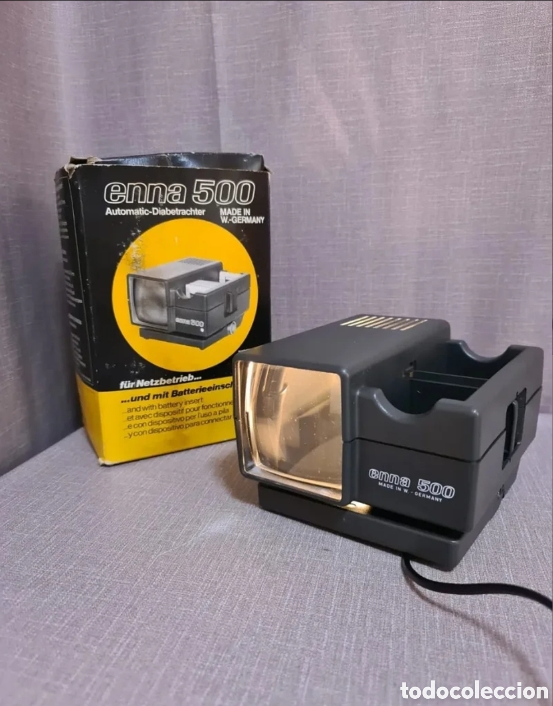 C&acirc;maras de fotos: Visor diapositivas ENNA 500, made in Germany