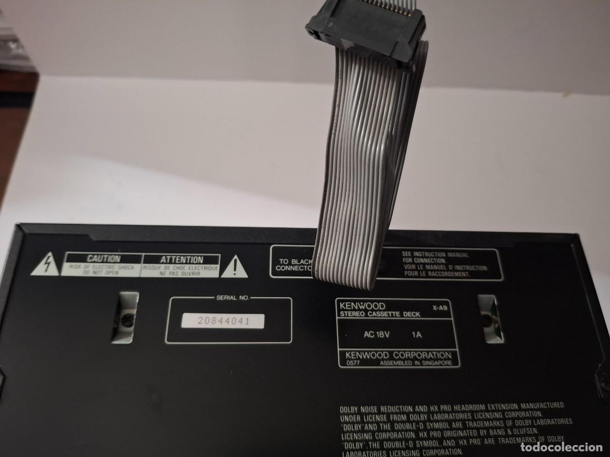 C&aacute;mara de fotos: Kenwood Stereo Doble Auto Reverse Cassette Deck XA9 - Foto 2