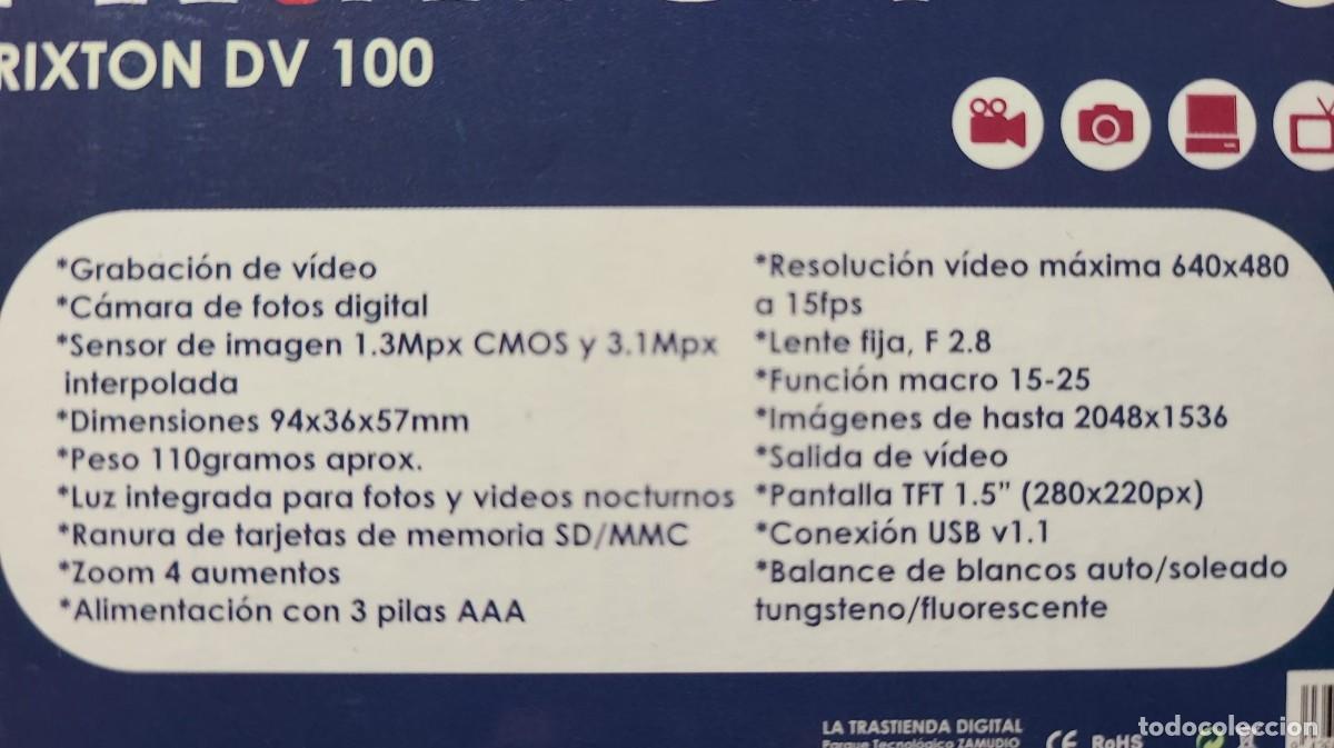 C&aacute;mara de fotos: C&aacute;mara V&iacute;deo Prixton DV 100 - Foto 2