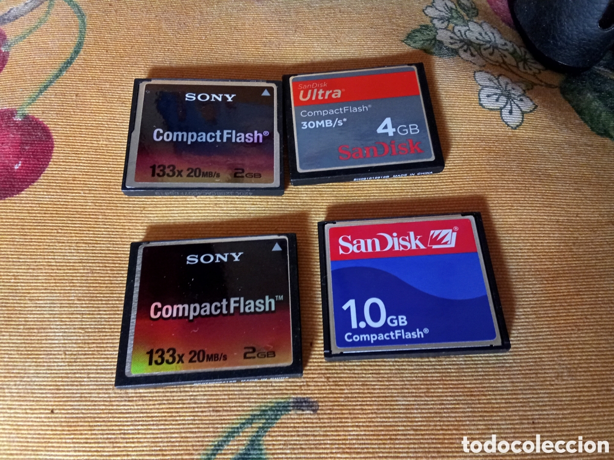 C&aacute;mara de fotos: Pack Tarjetas Memoria Compact Flash - Foto 1