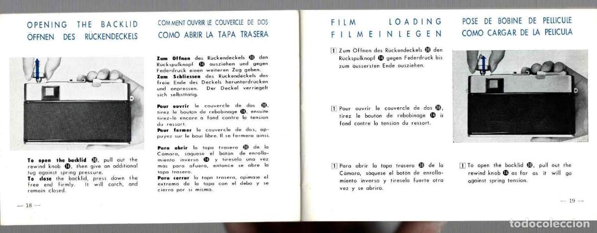 C&aacute;mara de fotos: CATALOGO INSTRUCCIONES KONICA AUTO S2 - Foto 2
