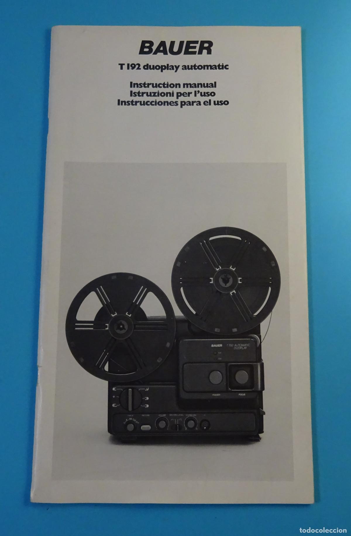 C&aacute;mara de fotos: MANUAL INSTRUCCIONES PROYECTOR BAUER MODELO T 192 - Foto 1