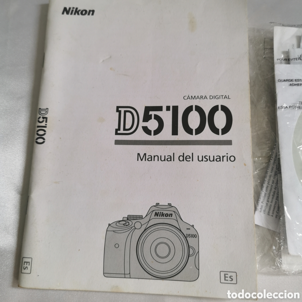 C&aacute;mara de fotos: Manual + CD Original Nikon D5100 - Foto 2