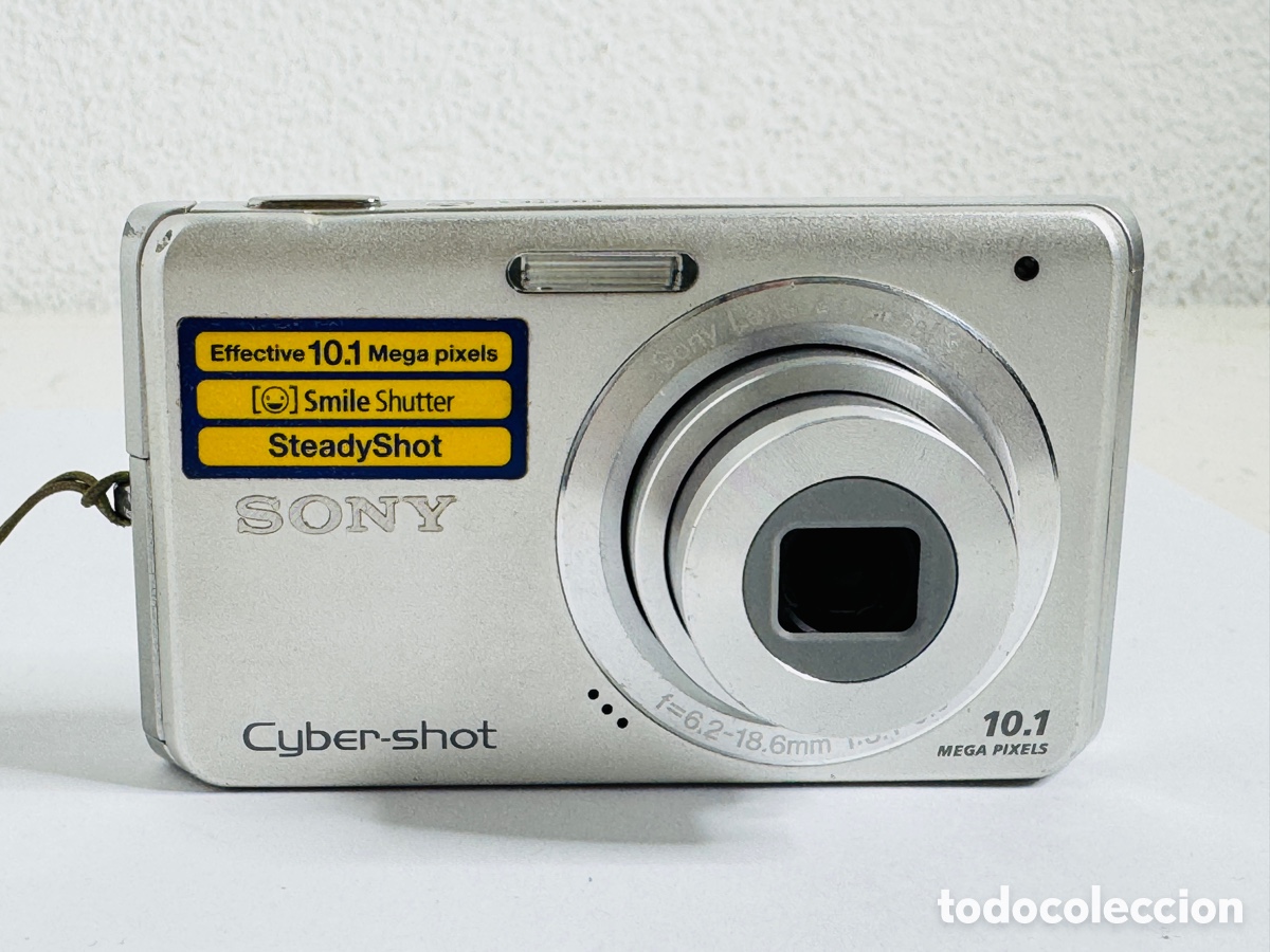 C&aacute;mara de fotos: Sony Cybershot DSC-W180 10.1 MP Silver Sin Cargador.