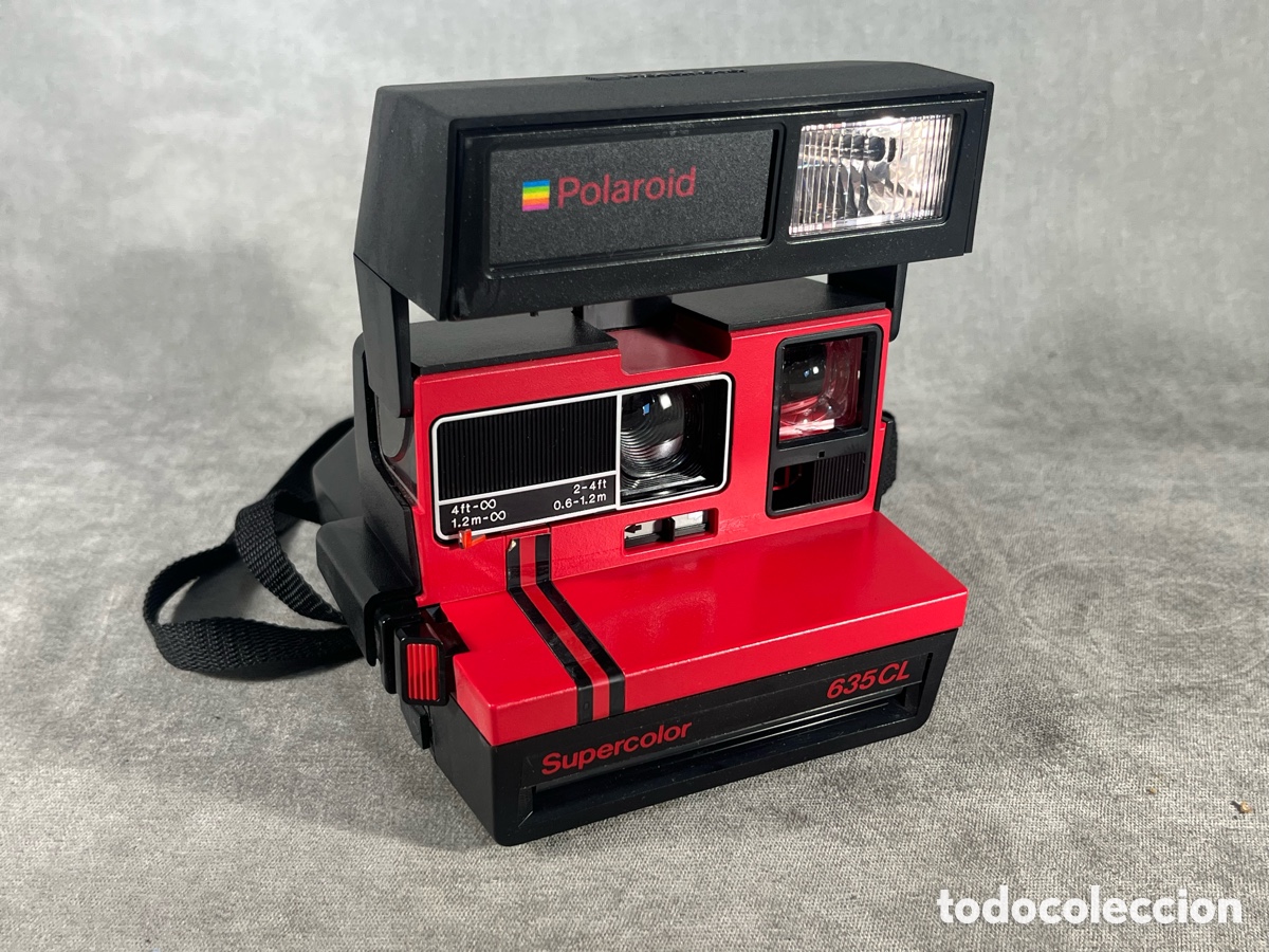Fotokamera: C&aacute;mara instant&aacute;nea Polaroid Supercolor 635 CL &ndash; Para pel&iacute;cula 600 &ndash; A&ntilde;os 80 &ndash;