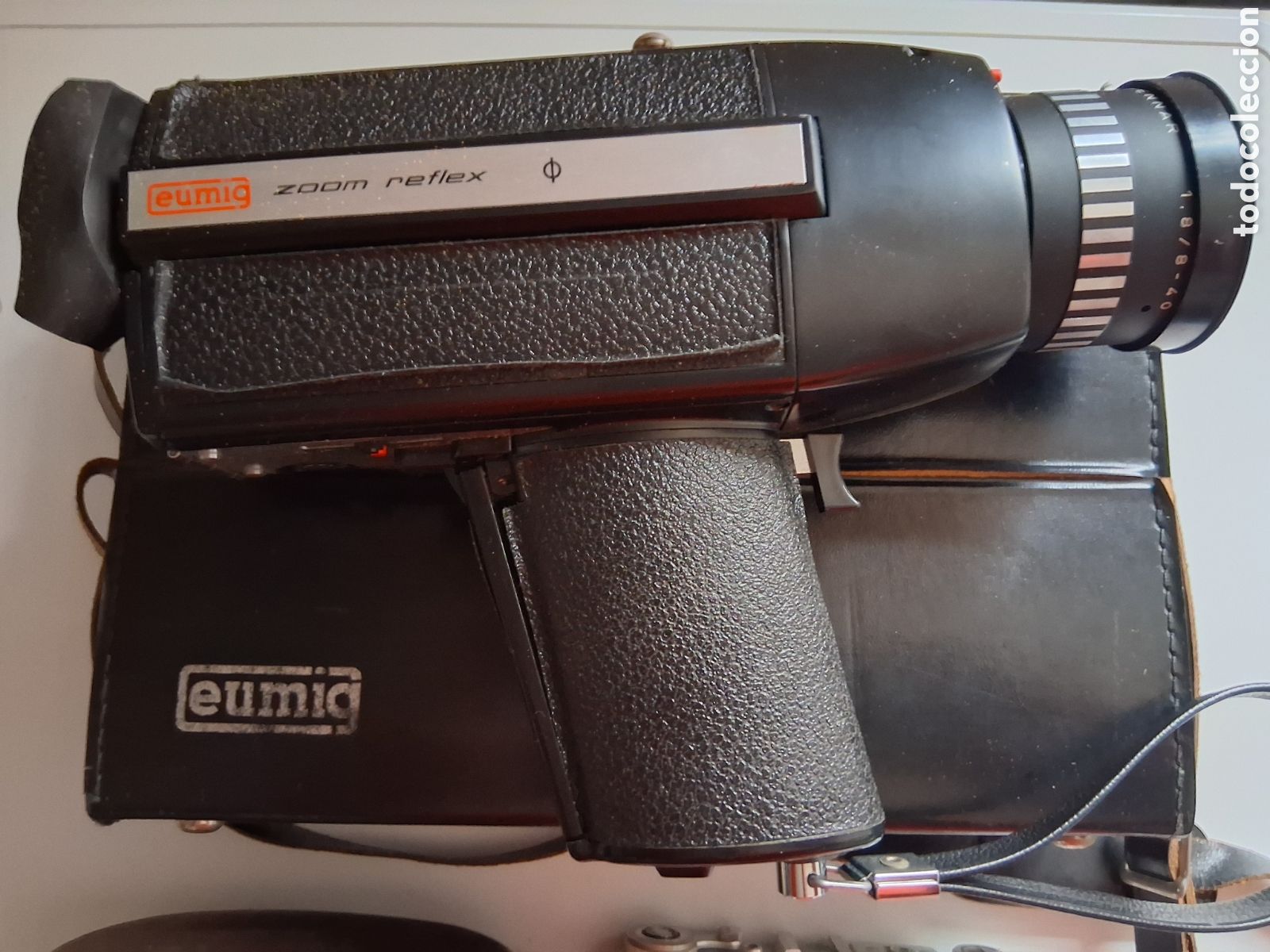 C&acirc;maras de fotos: Lote Vintage: C&aacute;mara King Regula IIID 35mm + Tomavistas Eumig Viennette Super 8 con Estuches