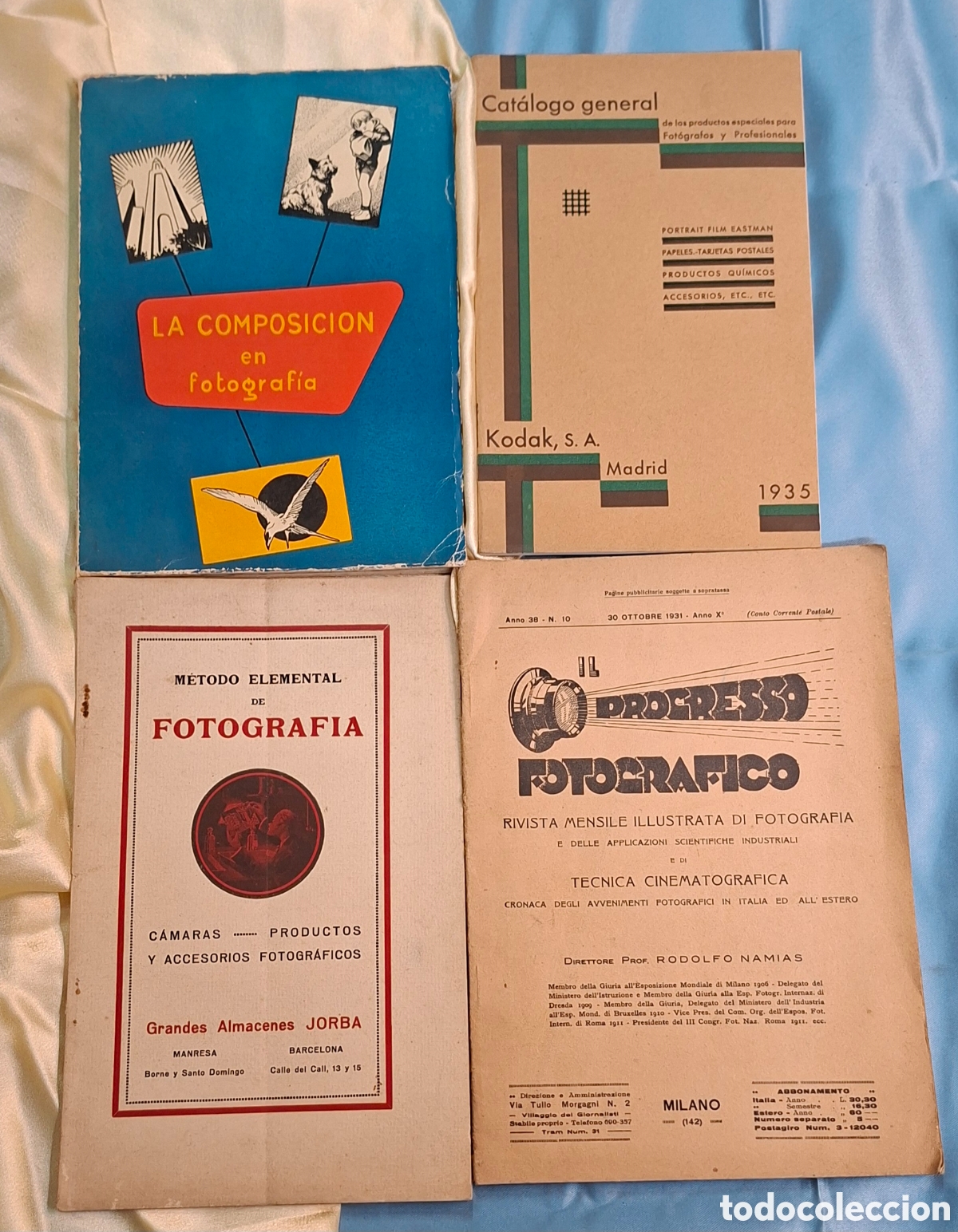 C&aacute;mara de fotos: Folletos y cat&aacute;logos de fotograf&iacute;a (a&ntilde;os 30&ndash;50)