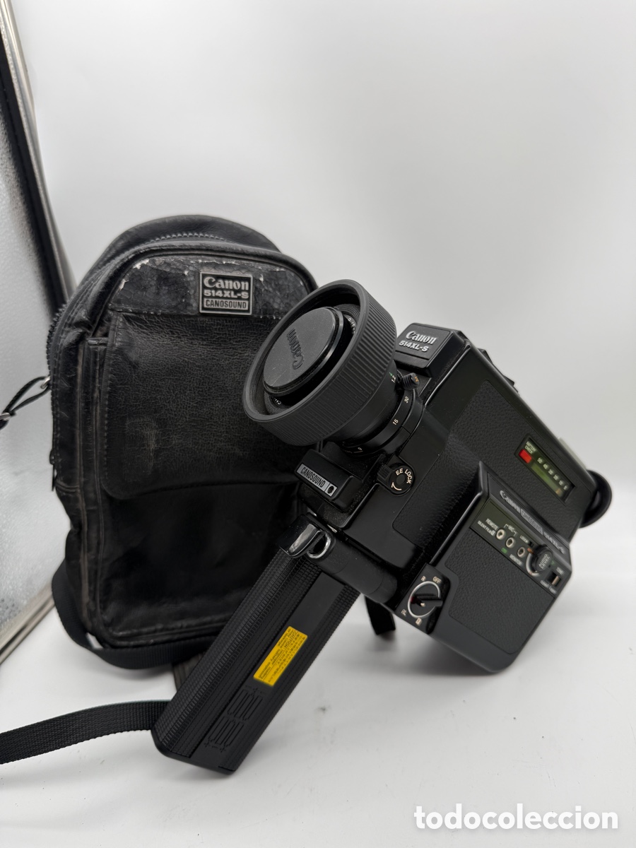 Fotokamera: C&Aacute;MARA V&Iacute;DEO SUPER 8 MARCA CANON 514XL-S + FUNDA ORIGINAL