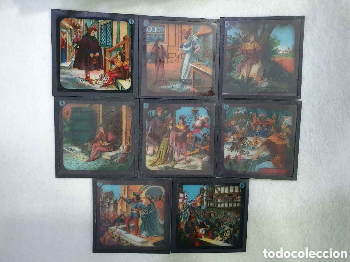 Fotokamera: Lote de diapositivas en Cristal. (L28)
