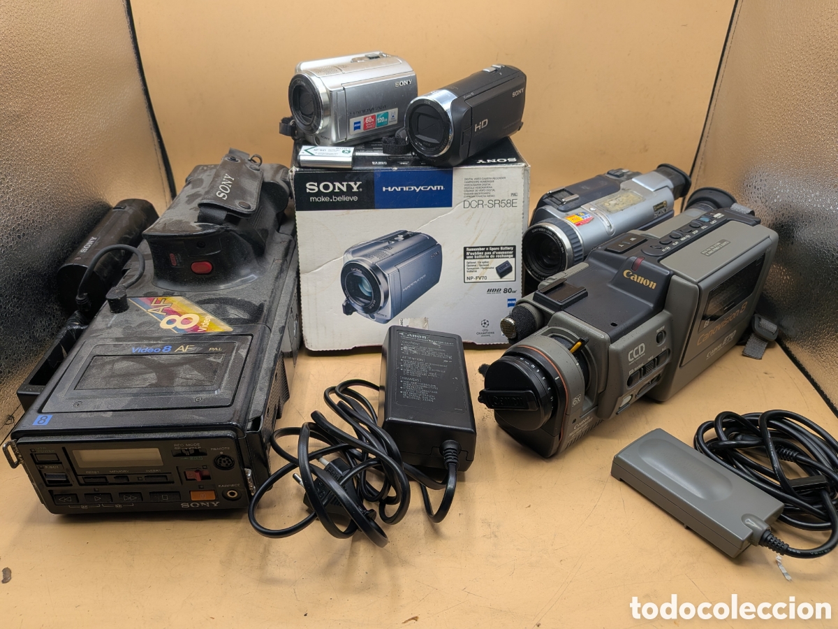 Fotokamera: GRAN LOTE CAMARAS VIDEO SONY CANON