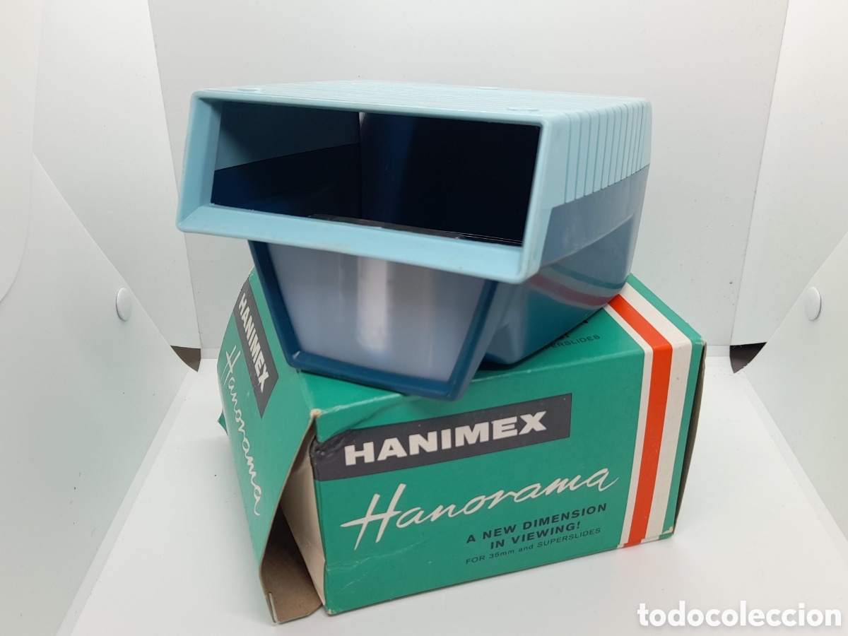 Fotokamera: ANTIGUO VISOR DE DIAPOSITIVAS. HANIMEX. HANORAMA. SIN USAR