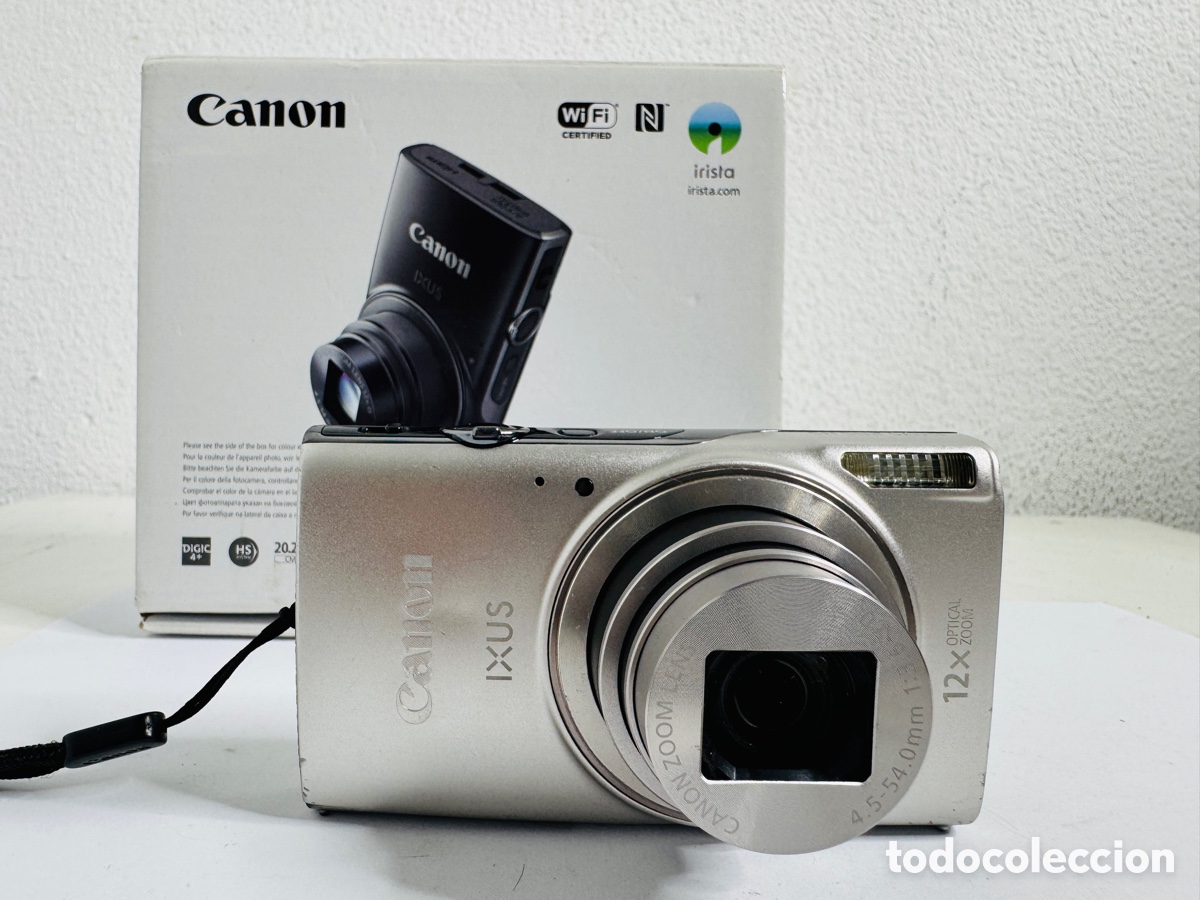 C&aacute;mara de fotos: canon ixus 285 hs silver digital compact camera 20.2mp 12x zoom box manuals