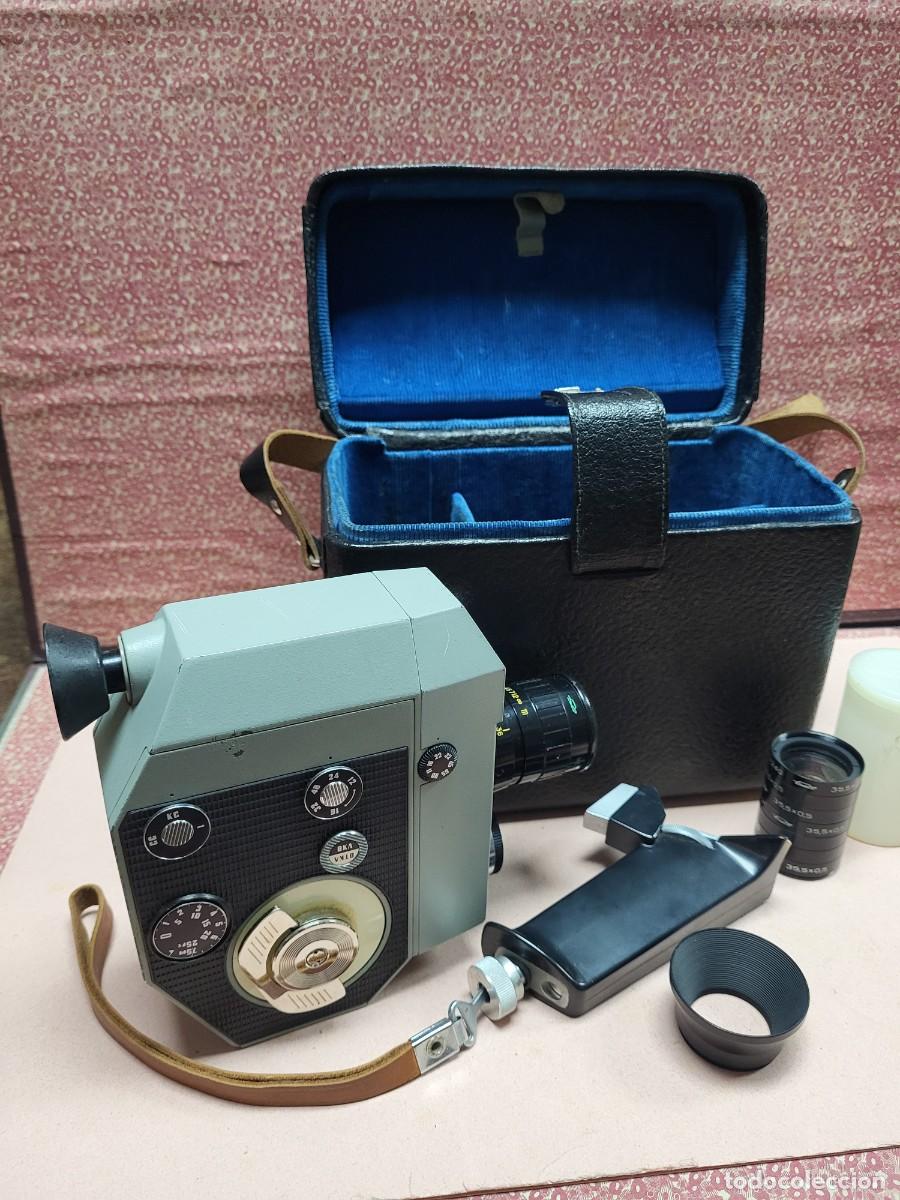 Fotocamere: ANTIGUA CAMARA TOMAVISTAS CINE VIDEO FOTOGRAFIA ? KBAPU 5 RUSIA UNION SOVIETICA