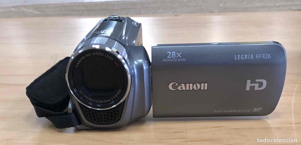 C&aacute;mara de fotos: CAMARA VIDEO CANON LEGRIA HFR26 28X ZOOM 3.0-60.0 MM 1:1.8 &Oslash;34 CON BATERIA TARJETA EN FUNDA ORIGINAL