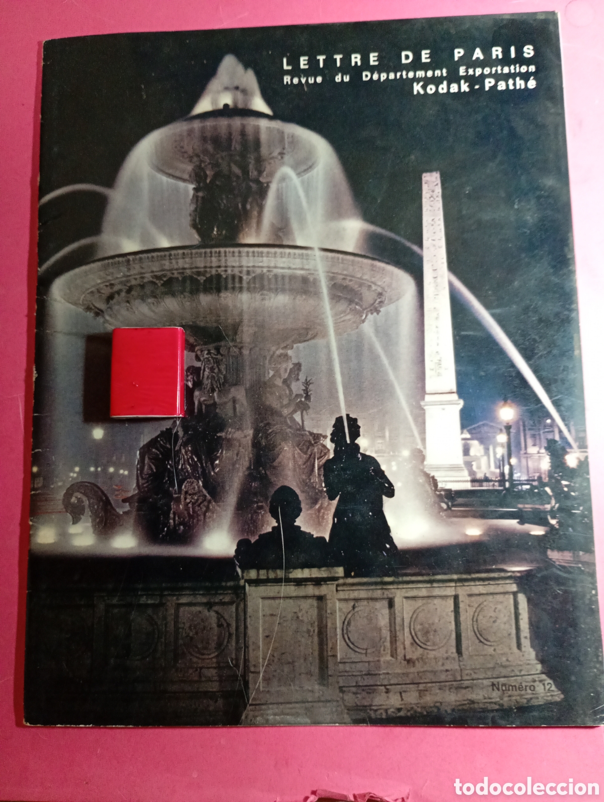 C&aacute;mara de fotos: kodak path&eacute; ''lettre de paris'' n&ordm; 12 6/1963 revue du d&eacute;partement exportation - sumario en foto 2