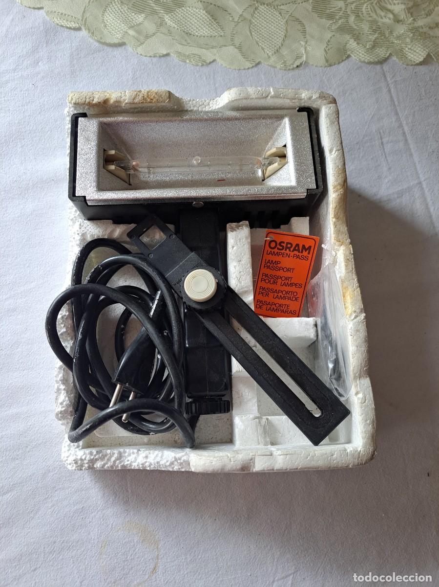 C&aacute;mara de fotos: L&aacute;mpara hal&oacute;gena vintage de la marca Osram - Foto 2