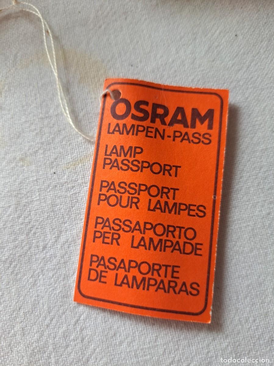 C&aacute;mara de fotos: L&aacute;mpara hal&oacute;gena vintage de la marca Osram - Foto 9