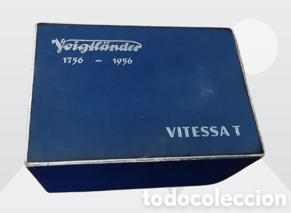 C&aacute;mara de fotos: Antigua caja vac&iacute;a c&aacute;mara Voigtl&auml;nder Vitessa T