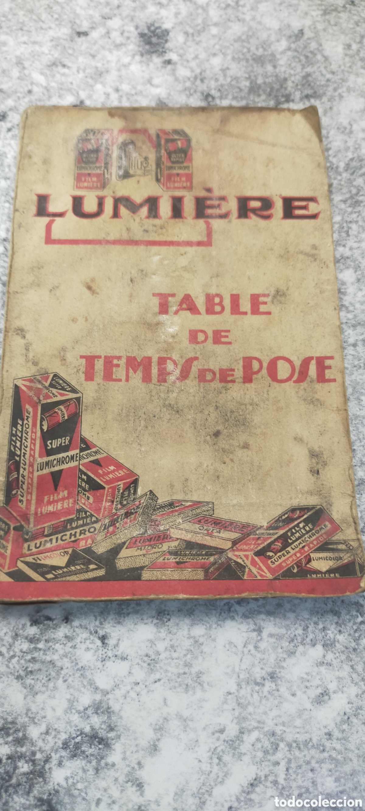 C&aacute;mara de fotos: Folleto, Lumi&egrave;re, Table de temps de Pose