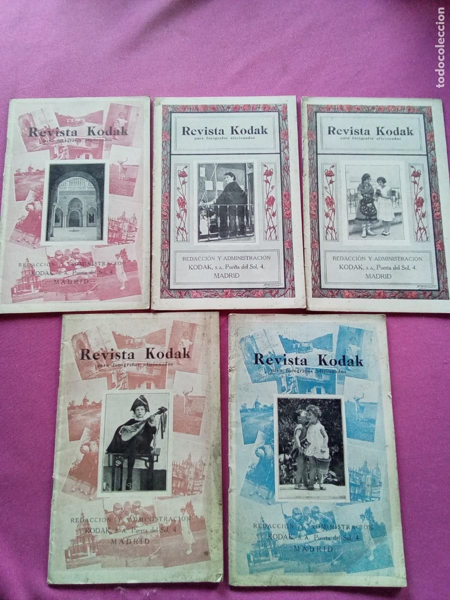 C&aacute;mara de fotos: REVISTAS KODAK LOTE A&Ntilde;O 1931.L53 2