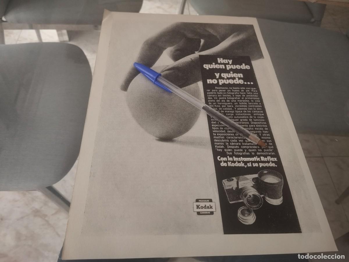 C&aacute;mara de fotos: INSTAMATIC REFLEX DE KODAK ANUNCIO PUBLICIDAD REVISTA 1970