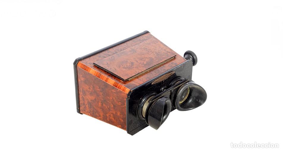 C&acirc;maras de fotos: Unis France, Par&iacute;s - Visor estereosc&oacute;pico de mano - Ca.1900