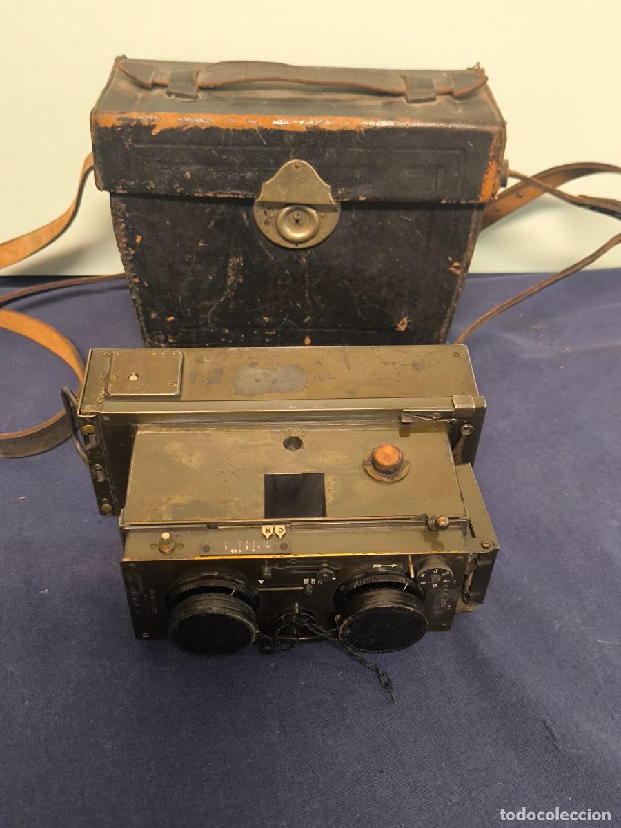 C&aacute;mara de fotos: ONTOSCOPIO.CAMARA ESTEREO DE LA MARCA CORNU DE 1900-1920