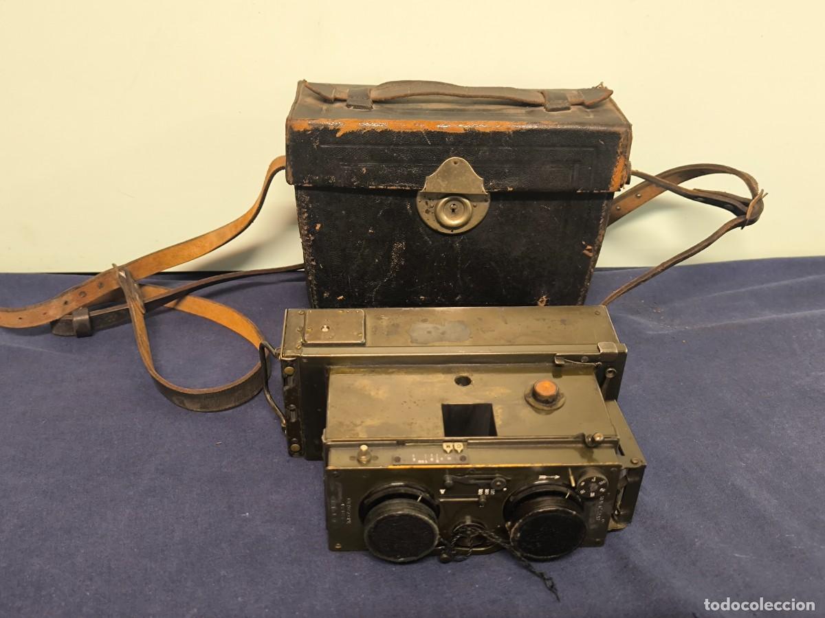 C&aacute;mara de fotos: ONTOSCOPIO.CAMARA ESTEREO DE LA MARCA CORNU DE 1900-1920 - Foto 2